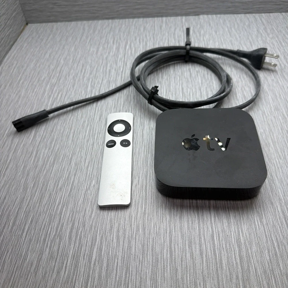 Apple TV 3rd Gen A1469 Media Streamer w Remote‎ HDMI WiFi Tested